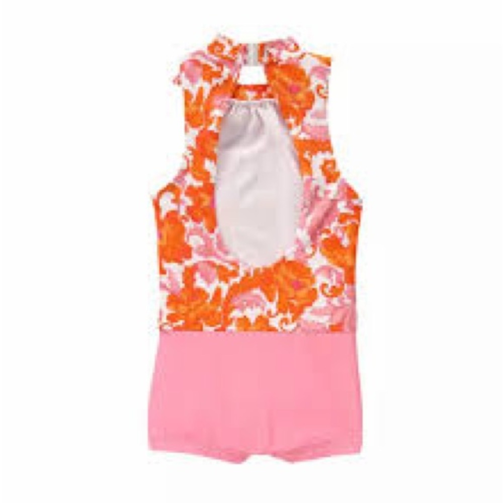 Janie and Jack Clementine Bloom One Piece Floral Swimsuit Size 12-18 Months - Picture 2 of 10
